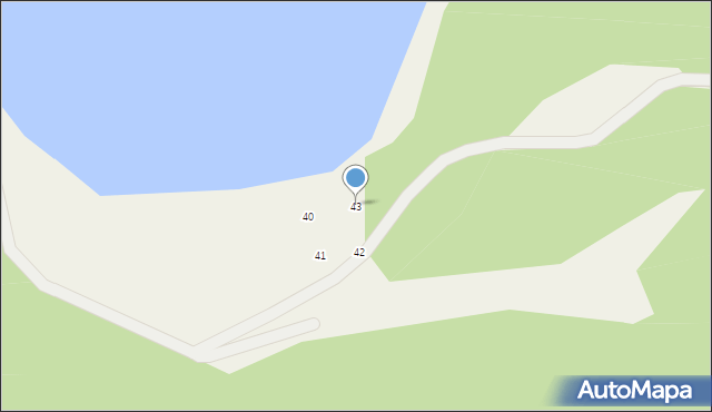 Stare Czaple, Stare Czaple, 43, mapa Stare Czaple