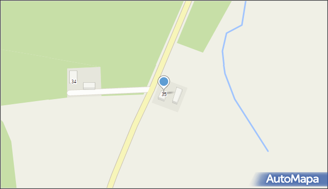 Stare Dębno, Stare Dębno, 35, mapa Stare Dębno