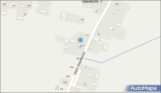Stare Depułtycze, Stare Depułtycze, 46, mapa Stare Depułtycze