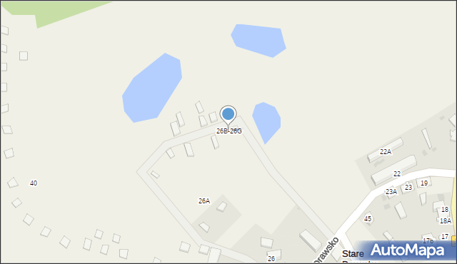 Stare Drawsko, Stare Drawsko, 26B-26G, mapa Stare Drawsko