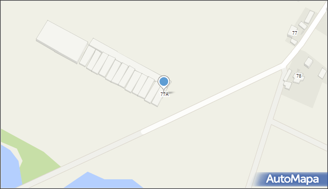 Stare Drzewce, Stare Drzewce, 77A, mapa Stare Drzewce
