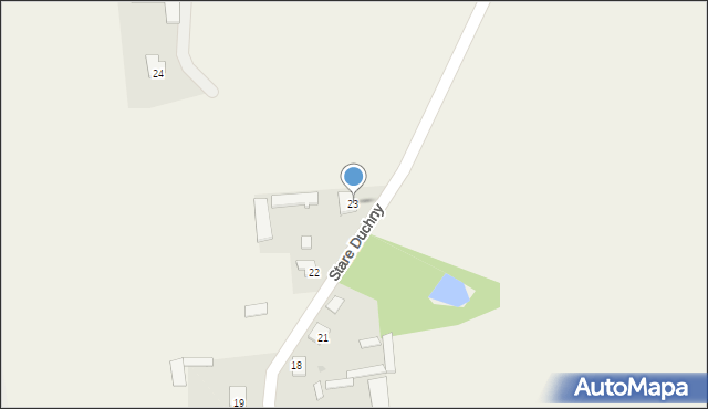 Stare Duchny, Stare Duchny, 23, mapa Stare Duchny