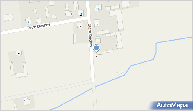 Stare Duchny, Stare Duchny, 9, mapa Stare Duchny