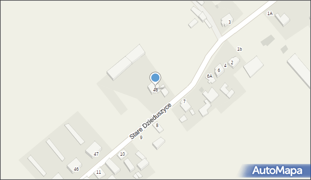 Stare Dzieduszyce, Stare Dzieduszyce, 48, mapa Stare Dzieduszyce