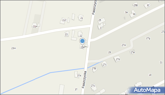 Stare Faszczyce, Stare Faszczyce, 22A, mapa Stare Faszczyce