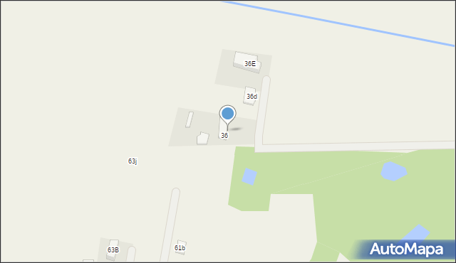 Stare Faszczyce, Stare Faszczyce, 36A, mapa Stare Faszczyce