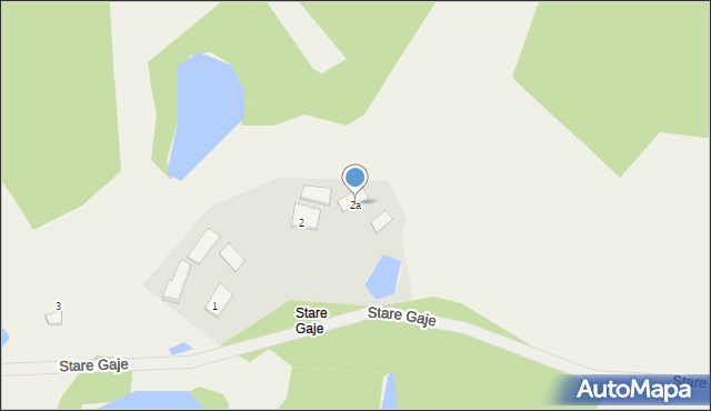 Stare Gaje, Stare Gaje, 2a, mapa Stare Gaje