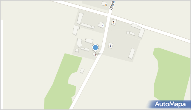 Stare Garbowo, Stare Garbowo, 1, mapa Stare Garbowo