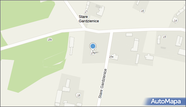Stare Gardzienice, Stare Gardzienice, 17b, mapa Stare Gardzienice