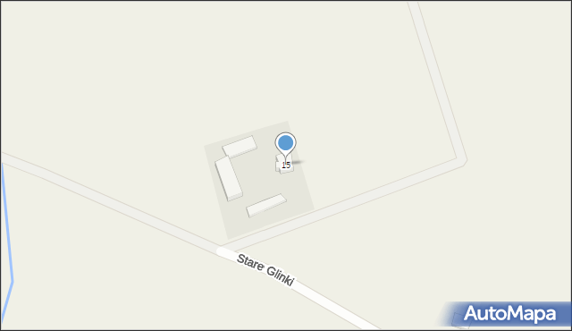 Stare Glinki, Stare Glinki, 15, mapa Stare Glinki