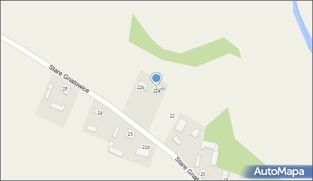 Stare Gnatowice, Stare Gnatowice, 22a, mapa Stare Gnatowice