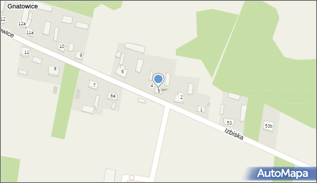 Stare Gnatowice, Stare Gnatowice, 3, mapa Stare Gnatowice