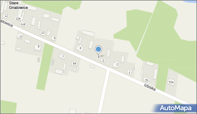 Stare Gnatowice, Stare Gnatowice, 4, mapa Stare Gnatowice
