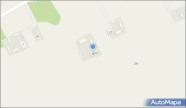 Stare Gniewniewice, Stare Gniewniewice, 16, mapa Stare Gniewniewice