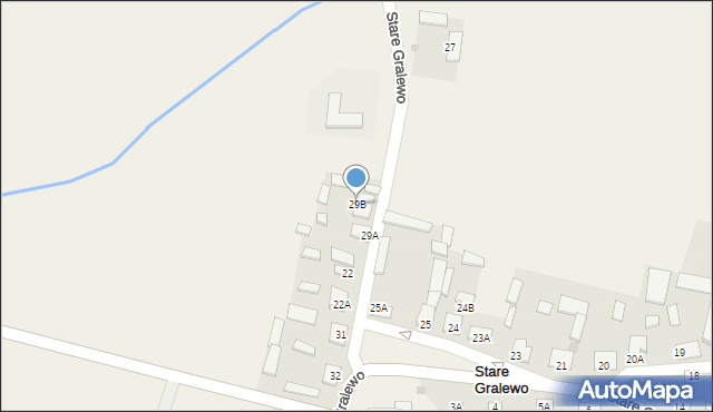 Stare Gralewo, Stare Gralewo, 29B, mapa Stare Gralewo