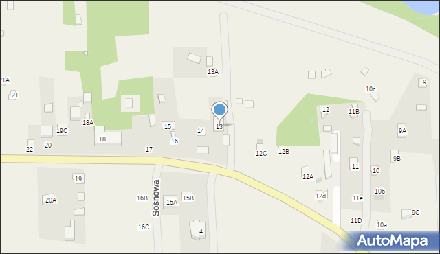 Stare Grochale, Stare Grochale, 13, mapa Stare Grochale