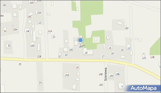 Stare Grochale, Stare Grochale, 18A, mapa Stare Grochale