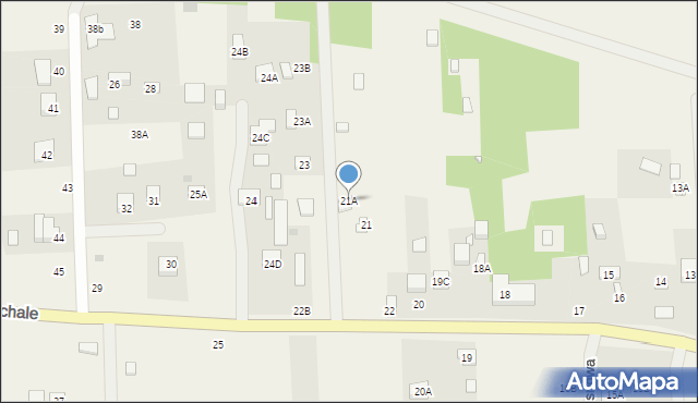 Stare Grochale, Stare Grochale, 21A, mapa Stare Grochale