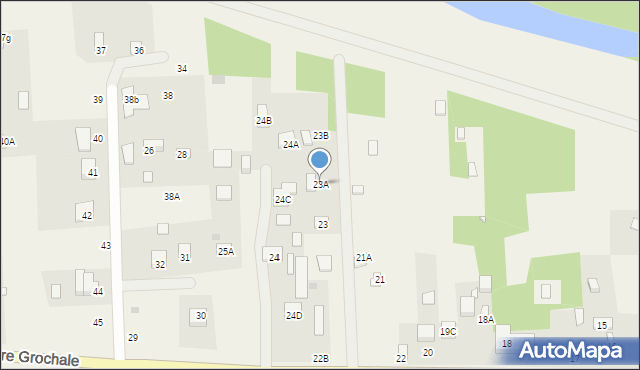 Stare Grochale, Stare Grochale, 23A, mapa Stare Grochale
