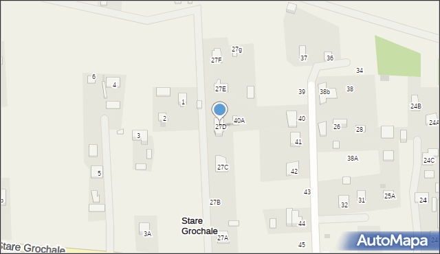 Stare Grochale, Stare Grochale, 27D, mapa Stare Grochale