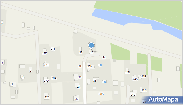 Stare Grochale, Stare Grochale, 36, mapa Stare Grochale