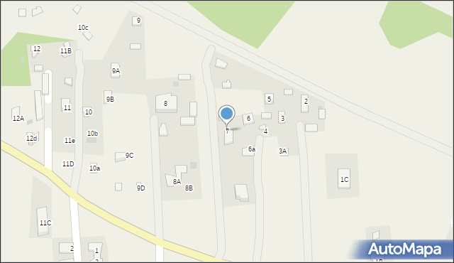 Stare Grochale, Stare Grochale, 7, mapa Stare Grochale