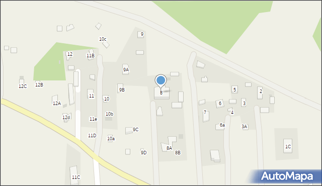 Stare Grochale, Stare Grochale, 8, mapa Stare Grochale
