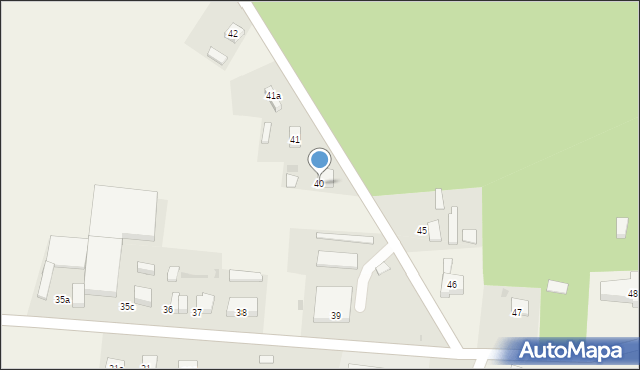 Stare Gronowo, Stare Gronowo, 40, mapa Stare Gronowo