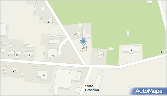 Stare Gronowo, Stare Gronowo, 46, mapa Stare Gronowo