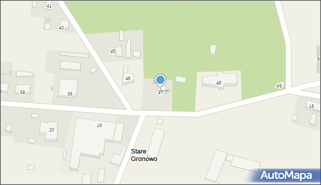 Stare Gronowo, Stare Gronowo, 47, mapa Stare Gronowo