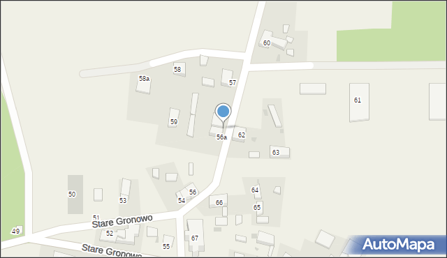 Stare Gronowo, Stare Gronowo, 56b, mapa Stare Gronowo