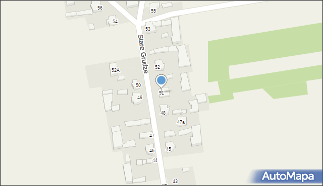 Stare Grudze, Stare Grudze, 51, mapa Stare Grudze