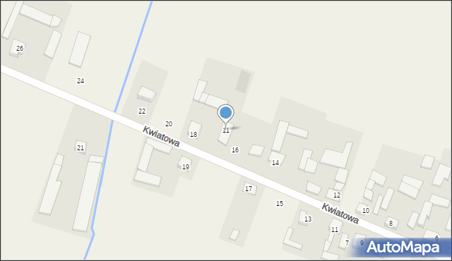 Stare Gulczewo, Stare Gulczewo, 11, mapa Stare Gulczewo