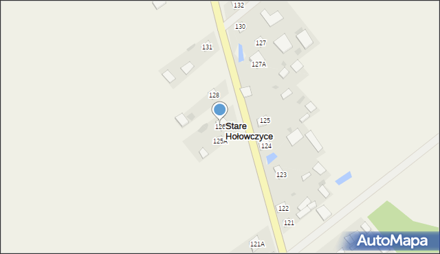 Stare Hołowczyce, Stare Hołowczyce, 126, mapa Stare Hołowczyce