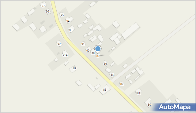 Stare Hołowczyce, Stare Hołowczyce, 87, mapa Stare Hołowczyce