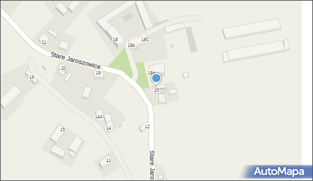 Stare Jaroszowice, Stare Jaroszowice, 13, mapa Stare Jaroszowice