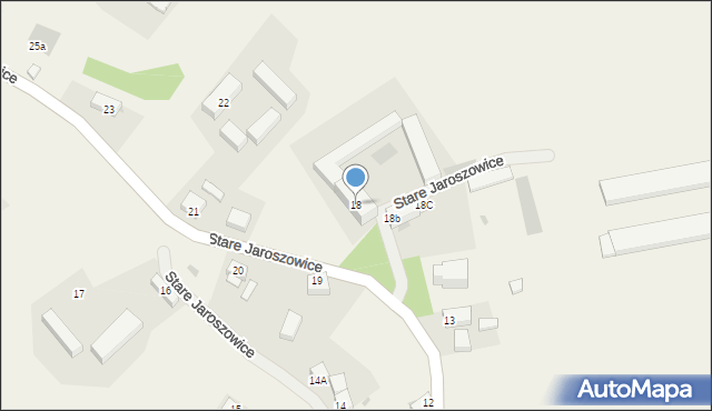 Stare Jaroszowice, Stare Jaroszowice, 18, mapa Stare Jaroszowice