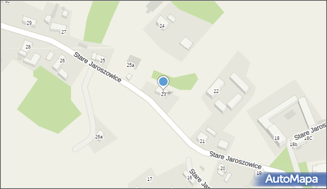 Stare Jaroszowice, Stare Jaroszowice, 23, mapa Stare Jaroszowice