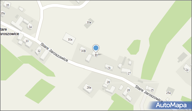 Stare Jaroszowice, Stare Jaroszowice, 30, mapa Stare Jaroszowice