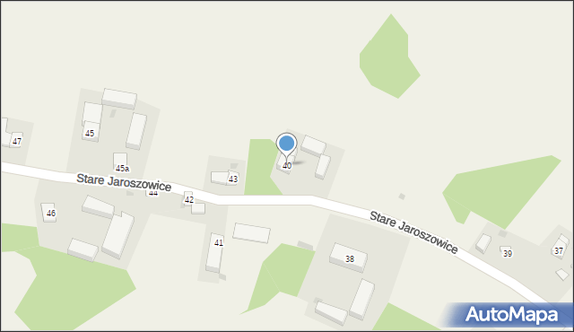 Stare Jaroszowice, Stare Jaroszowice, 40, mapa Stare Jaroszowice