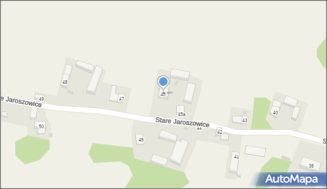 Stare Jaroszowice, Stare Jaroszowice, 45, mapa Stare Jaroszowice