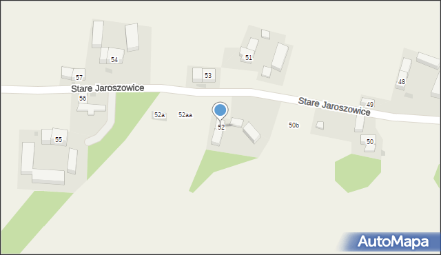 Stare Jaroszowice, Stare Jaroszowice, 52, mapa Stare Jaroszowice