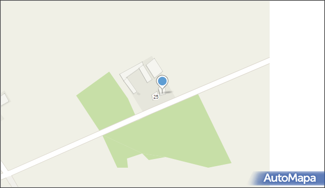 Stare Jemielite, Stare Jemielite, 25a, mapa Stare Jemielite