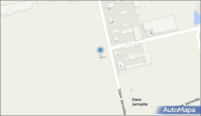 Stare Jemielite, Stare Jemielite, 6, mapa Stare Jemielite