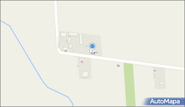 Stare Kaczkowo, Stare Kaczkowo, 61B, mapa Stare Kaczkowo