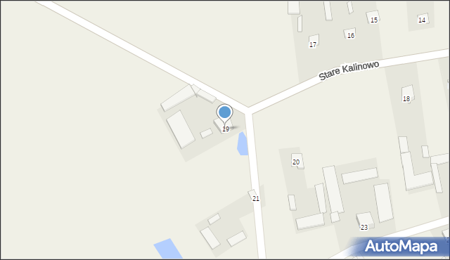 Stare Kalinowo, Stare Kalinowo, 19, mapa Stare Kalinowo