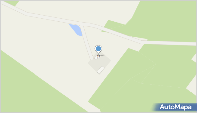 Stare Kawkowo, Stare Kawkowo, 28, mapa Stare Kawkowo