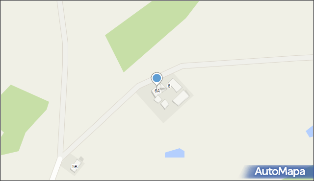 Stare Kawkowo, Stare Kawkowo, 6A, mapa Stare Kawkowo