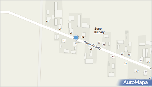 Stare Kichary, Stare Kichary, 36, mapa Stare Kichary