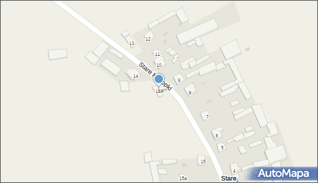 Stare Konopki, Stare Konopki, 14A, mapa Stare Konopki